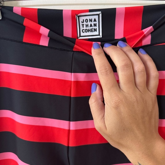 NWT JONATHAN COHEN striped leggings - medium - Picture 5 of 7